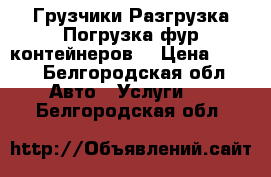 Грузчики Разгрузка Погрузка фур контейнеров  › Цена ­ 350 - Белгородская обл. Авто » Услуги   . Белгородская обл.